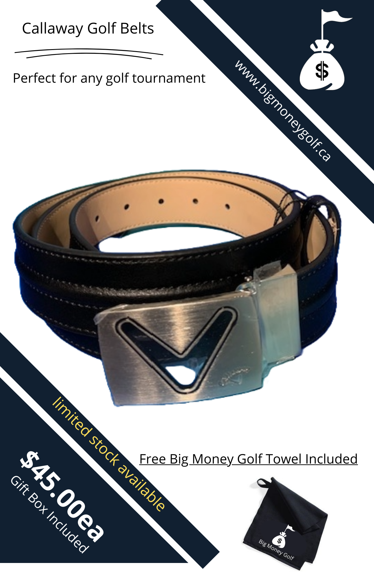 Callaway Golf Belts Classic