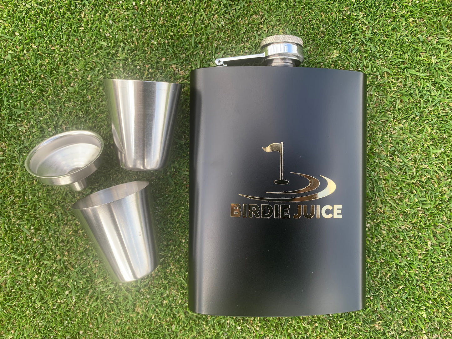 Birdie Juice Golf Flask Gift Set