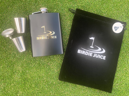 Birdie Juice Golf Flask Gift Set